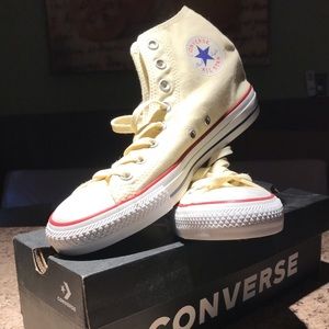 Natural Ivory High Top Converse